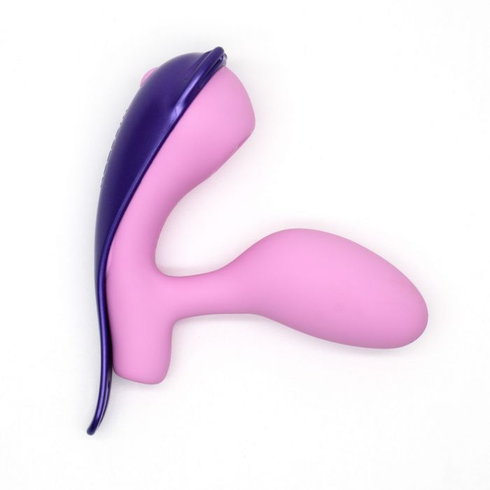 Смарт-віброяйце зі стимуляцією клітора KISSTOY Viosecret Pro, реагує на стискання, пояс для кріплення