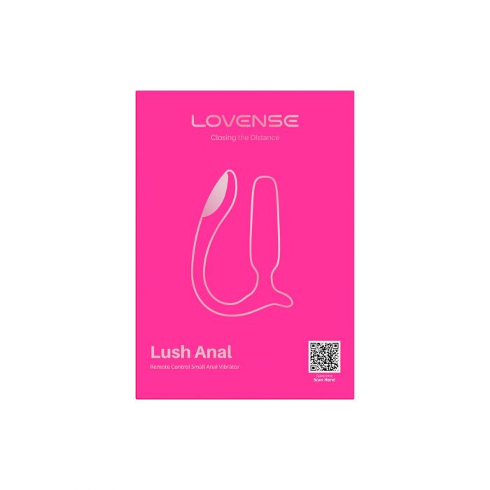 Анальна смарт-вібропробка Lovense Lush Anal, дуже потужна, LED-підсвічування