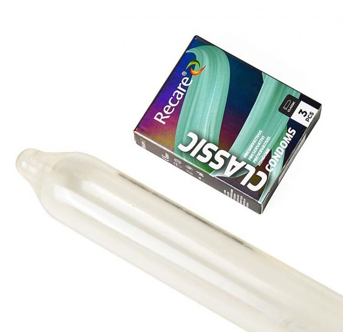 Презервативи Holographic Recare Classic Condoms 3 шт, класичні