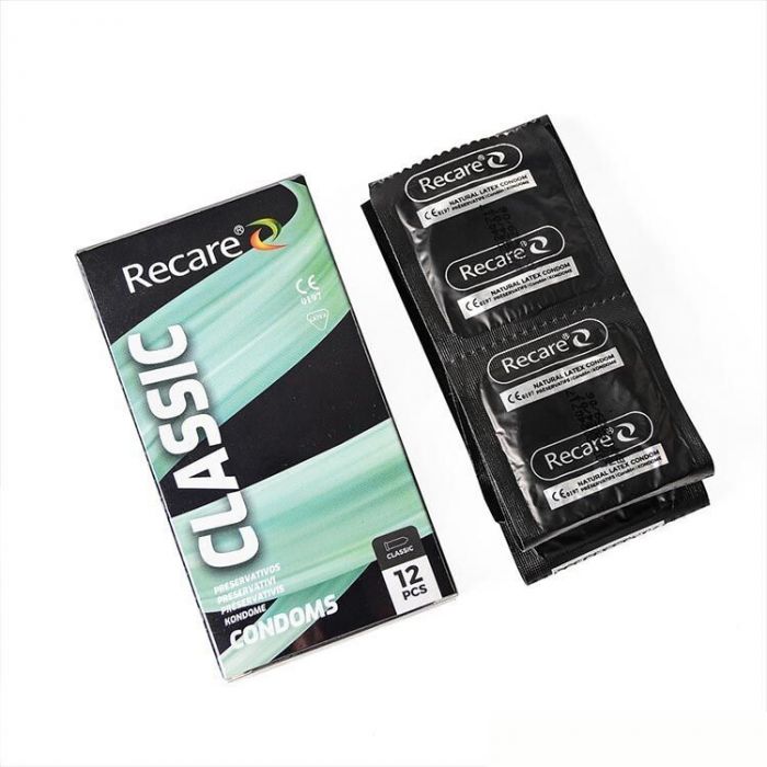 Презервативи Holographic Recare Classic Condoms 12 шт, класичні