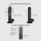 Фалоімітатор з вібрацією та ротацією Strap-On-Me Rotating & Vibrating Realistic Dildo – L – Black