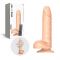 Фалоімітатор з вібрацією та ротацією Strap-On-Me Rotating & Vibrating Realistic Dildo – L – Vanilla