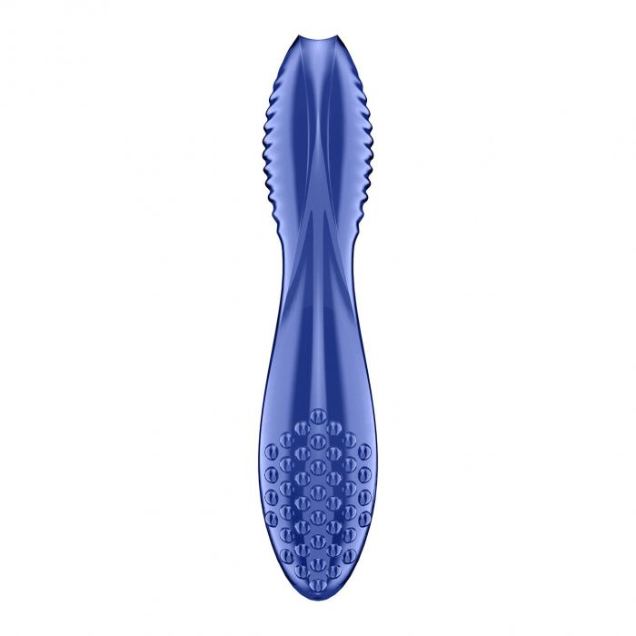 Двосторонній скляний дилдо Satisfyer Dazzling Crystal 2 Blue