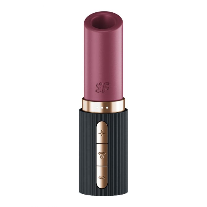 Вакуумний стимулятор Satisfyer Deep Kiss, магнітна технологія 3D Air Pulse, 30 режимів, кришечка