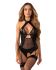 Боді Obsessive Dominna crotchless teddy L/XL