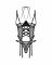 Корсет Obsessive Dominna cupless corset & crotchless thong S/M