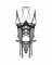 Корсет Obsessive Dominna cupless corset & crotchless thong S/M