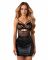 Сорочка Obsessive Dominna chemise & thong S/M