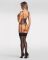 Корсет Obsessive Soranna cupless corset & crotchless thong 2XL/3XL
