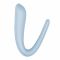 Вібратор для пар Satisfyer Double Classic Light Blue з одним моторчиком
