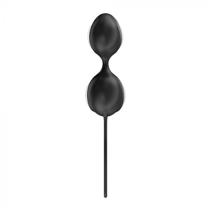 Вагінальні кульки Fun Factory SMARTBALLS DUO Black, 2 шт, діаметр 3,2 та 3,6 см