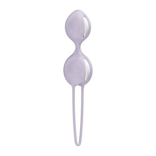 Вагінальні кульки Fun Factory SMARTBALLS DUO Purple, 2 шт, діаметр 3,2 та 3,6 см