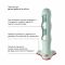 Фалоімітатор Fun Factory BOUNCER Light Green, кульки всередині, ефект вібрації, діаметр 3,9 см