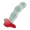 Фалоімітатор Fun Factory BOUNCER Light Green, кульки всередині, ефект вібрації, діаметр 3,9 см