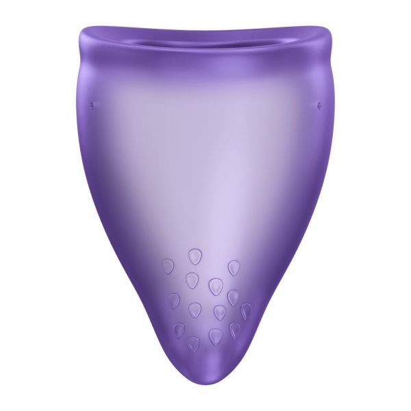 Менструальна чаша Fun Factory FUN CUP SIZE B Black Currant, багаторазова, діаметр 4,3 см, об’єм 30 мл