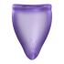 Менструальна чаша Fun Factory FUN CUP SIZE B Black Currant, багаторазова, діаметр 4,3 см, об’єм 30 мл