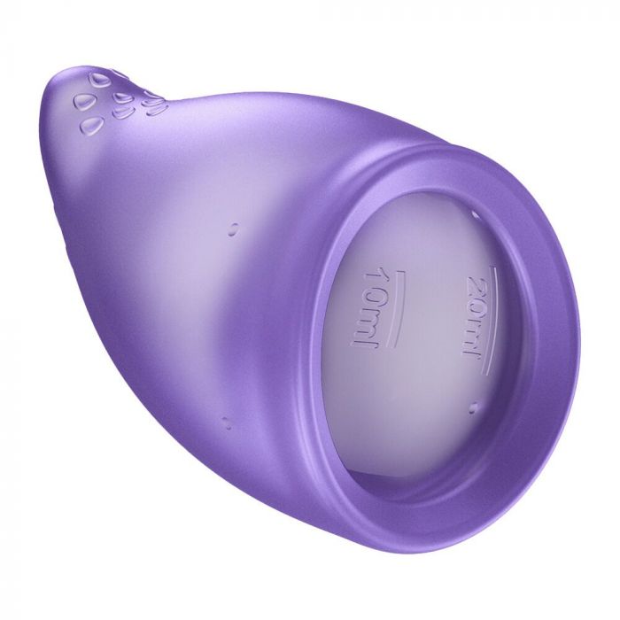 Менструальна чаша Fun Factory FUN CUP SIZE A Black Currant, багаторазова, діаметр 4 см, об’єм 20 мл
