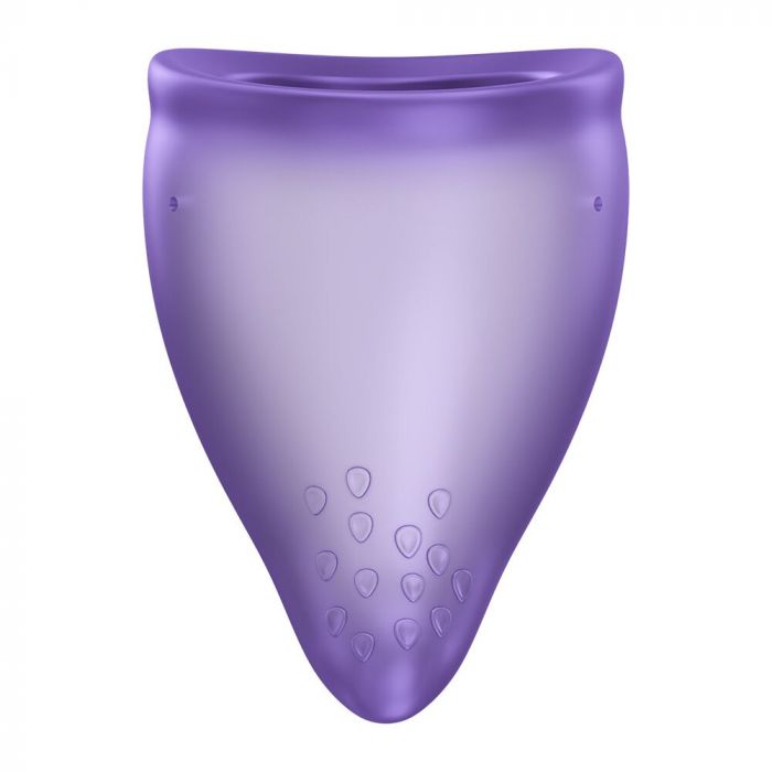 Менструальна чаша Fun Factory FUN CUP SIZE A Black Currant, багаторазова, діаметр 4 см, об’єм 20 мл