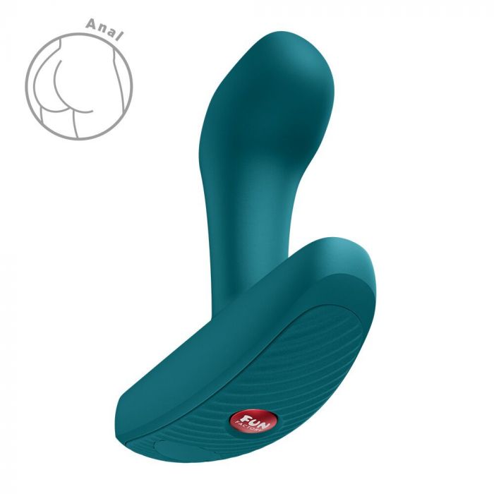 Анальна пробка Fun Factory Bootie Vibe Bottle Green