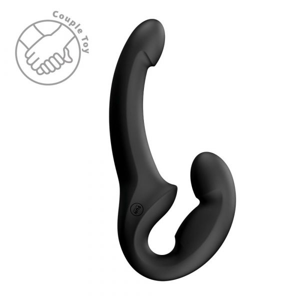 Безремінний страпон Fun Factory SHARE LITE Black, регульований, полегшена модель