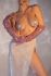 Пестис-сердечка з пензликами та чокером JSY Nipple Sticker AC8021 Sliver