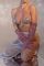Пестис-сердечка з пензликами та чокером JSY Nipple Sticker AC8021 Sliver