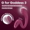 Вагінально-кліторальний вібратор Satisfyer G for Goddess 3 Wine Red, 2 мотори
