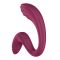 Вагінально-кліторальний вібратор Satisfyer G for Goddess 3 Wine Red, 2 мотори
