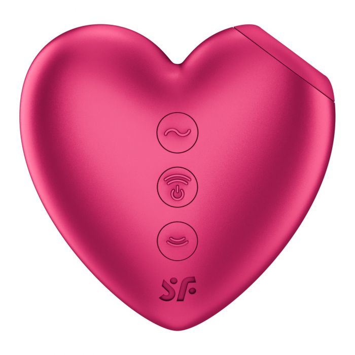 Вакуумний стимулятор-серце з вібрацією Satisfyer Cutie Heart Battery Series