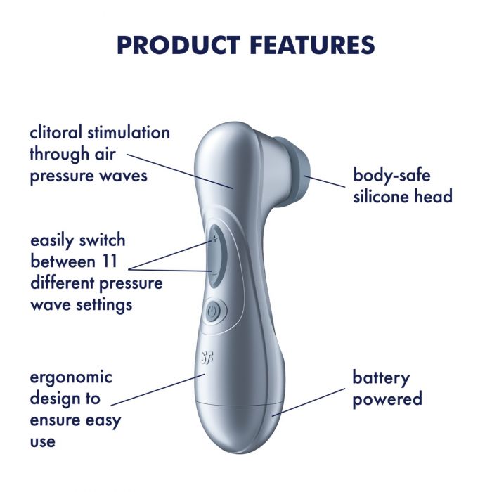 Вакуумний кліторальний стимулятор Satisfyer Pro 2 Generation 2 Battery Series Light Blue