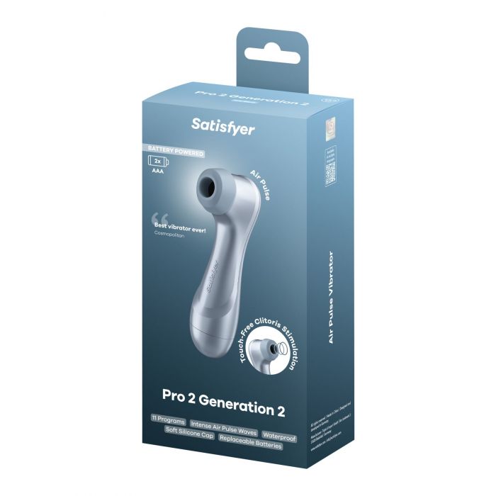 Вакуумний кліторальний стимулятор Satisfyer Pro 2 Generation 2 Battery Series Light Blue