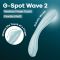 Вібратор Satisfyer G-Spot Wave 2 Ice Blue, імітує доторкання пальця