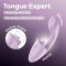 Вагінально-кліторальний вібратор Satisfyer Tongue Expert з язичком