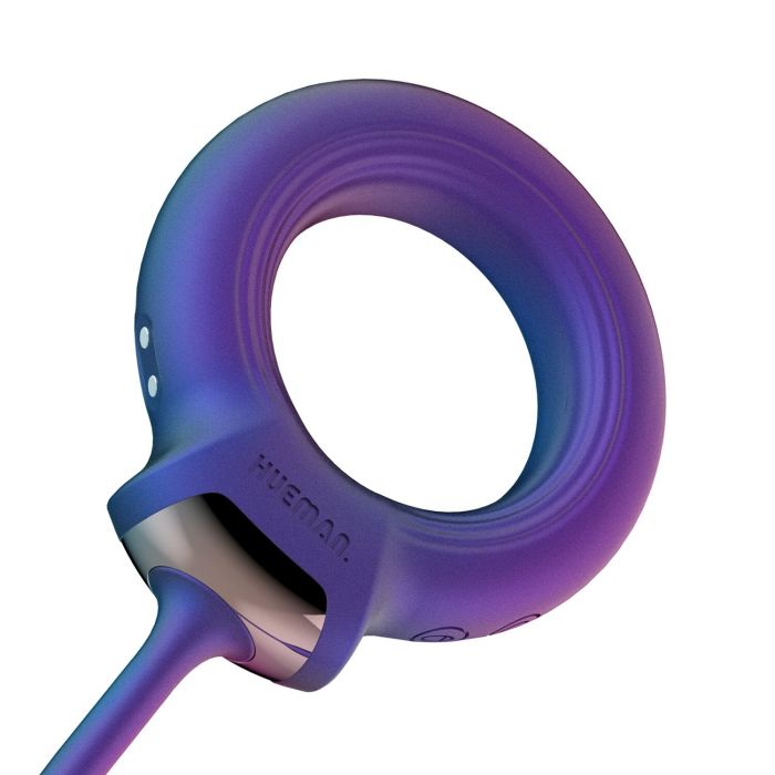 Ерекційне віброкільце з віброяйцем Hueman - Eclipse Anal Vibrator