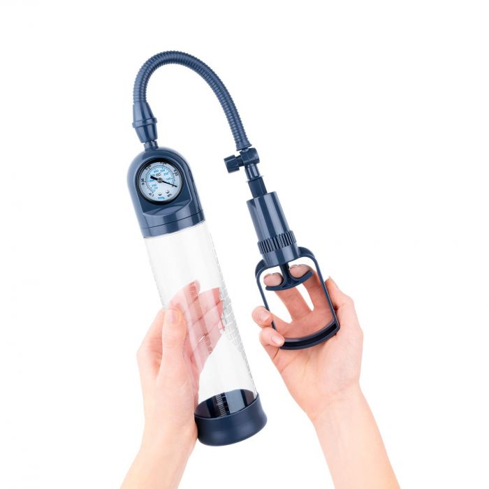 Вакуумна помпа для пеніса Boners Penispump With Pressure Gauge