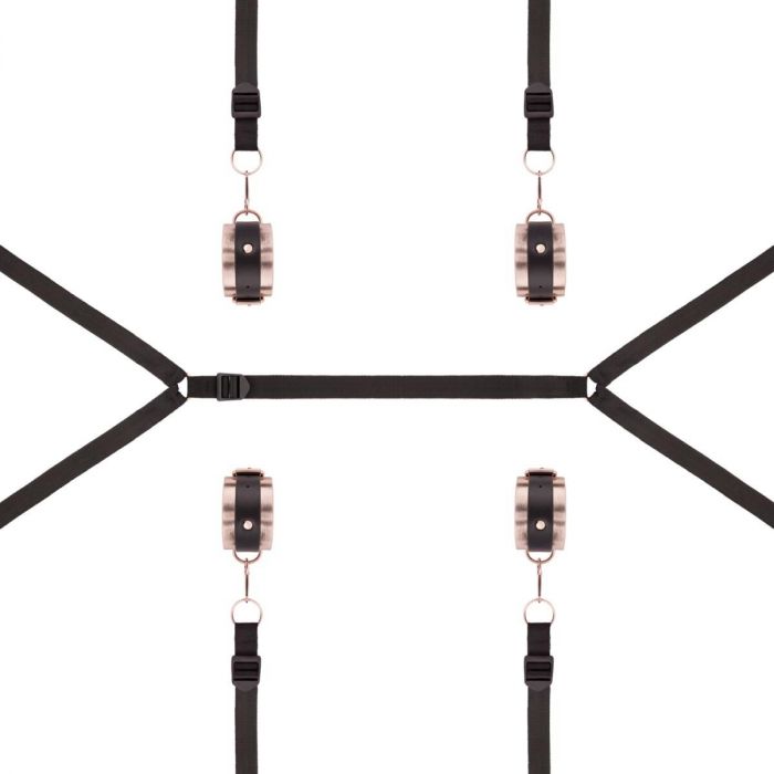 Фіксатор рук і ніг для ліжка Rosy Gold - Under-Mattress Restraint Set