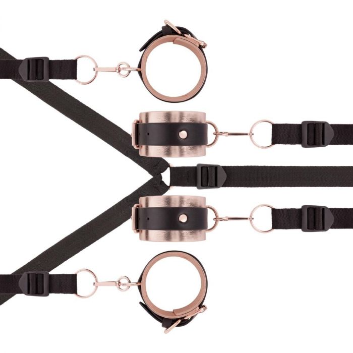 Фіксатор рук і ніг для ліжка Rosy Gold - Under-Mattress Restraint Set