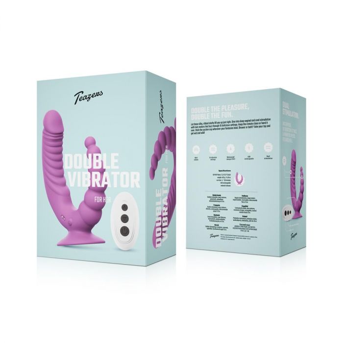 Подвійний вібратор Teazers Double Vibrator
