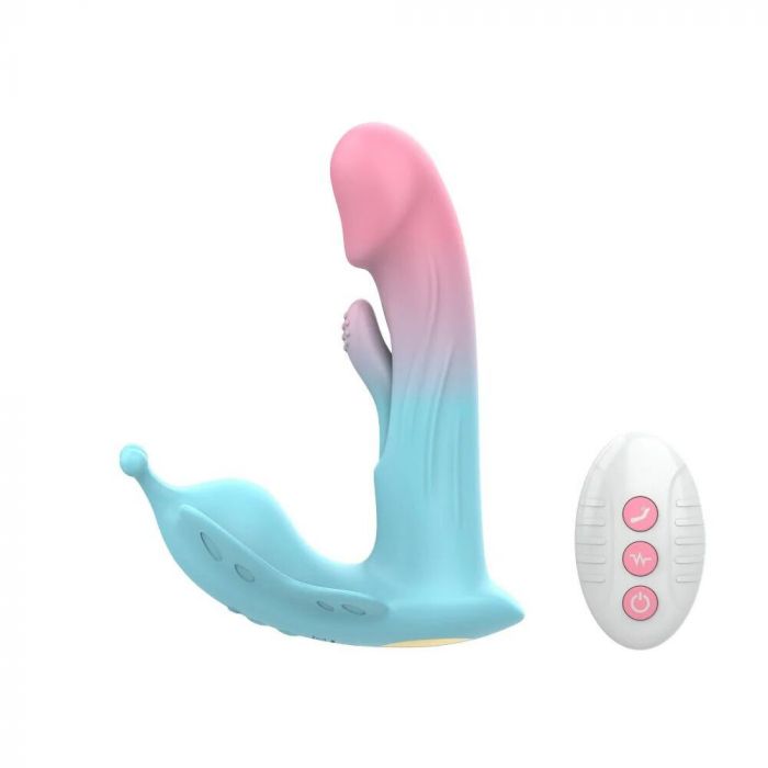 Вібратор Loviss Becky Trigger Panty Vibrator, носимий, вібрація + манливий рух, пульт ДК