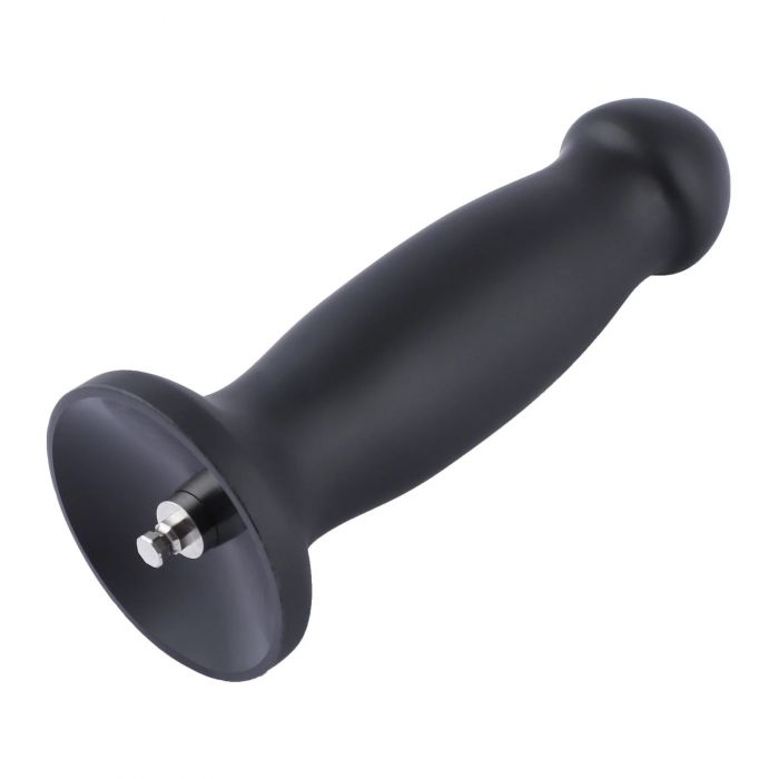 Силіконовий фалоімітатор для секс-машин Hismith 7.2" Black Silicone Anal Dildo, система KlicLok