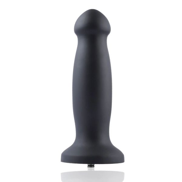 Силіконовий фалоімітатор для секс-машин Hismith 7.2" Black Silicone Anal Dildo, система KlicLok