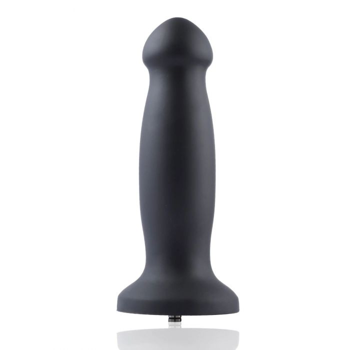 Силіконовий фалоімітатор для секс-машин Hismith 7.2" Black Silicone Anal Dildo, система KlicLok