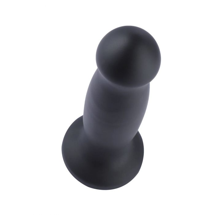 Силіконовий фалоімітатор для секс-машин Hismith 7.2" Black Silicone Anal Dildo, система KlicLok