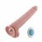 Фалоімітатор 11.8″ з вібрацією для секс-машин Hismith Silicone Dildo with Vibe, KlicLok, пульт ДК