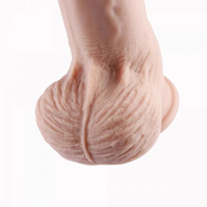 Фалоімітатор 11.8″ з вібрацією для секс-машин Hismith Silicone Dildo with Vibe, KlicLok, пульт ДК