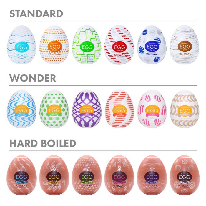 Мастурбатор-яйце Tenga Egg Wavy