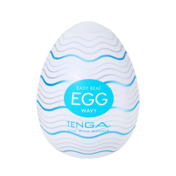 Мастурбатор-яйце Tenga Egg Wavy