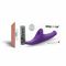 Вібронасадка для страпону з вакуумною стимуляцією Strap-On-Me Multi Orgasm Dildo M Purple