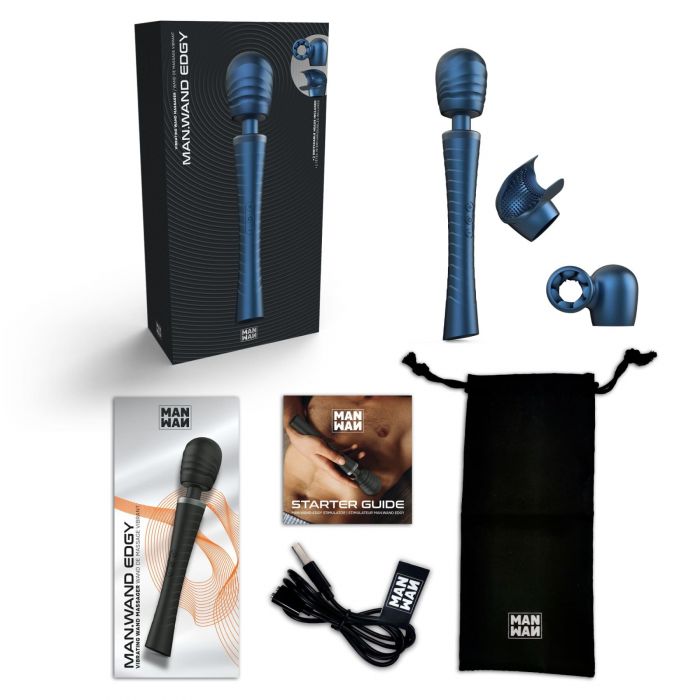 Вібромасажер MAN.WAND EDGY Stellar Blue