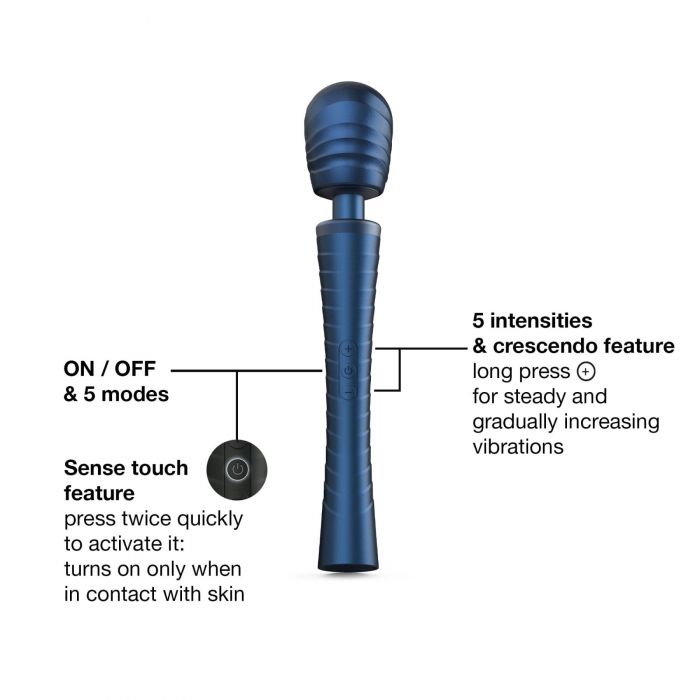 Вібромасажер MAN.WAND EDGY Stellar Blue